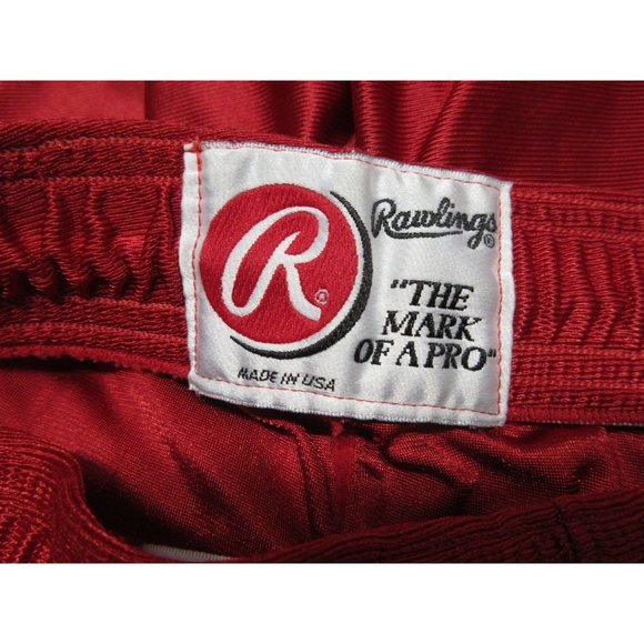 Vintage 90s Rawlings‎ elastic waist athletic basketball shorts US made - Picture 13 of 14